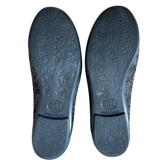 SAS Scenic Ballet Flat in Color Black Lace‎ Size 9.5W - Picture 6 of 8